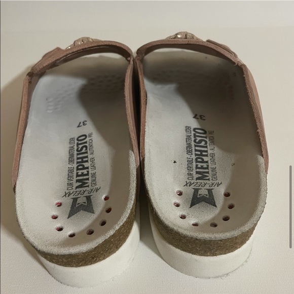 Mephisto Blush Pink Sandal Women’s Size 7 EU 37 - Picture 9 of 12